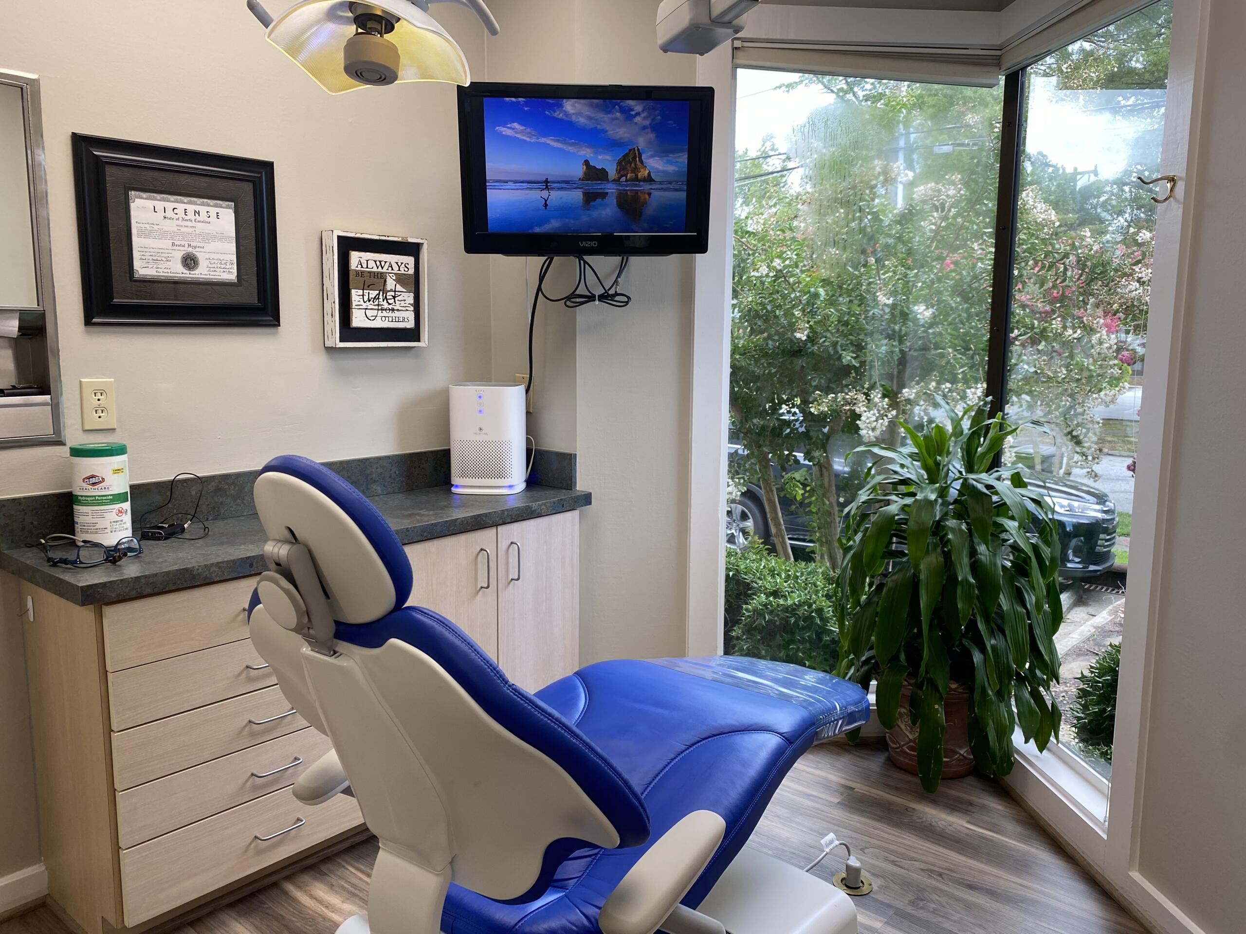Mango Dental Hygiene Operatory at the dentist office in Greensboro, NC