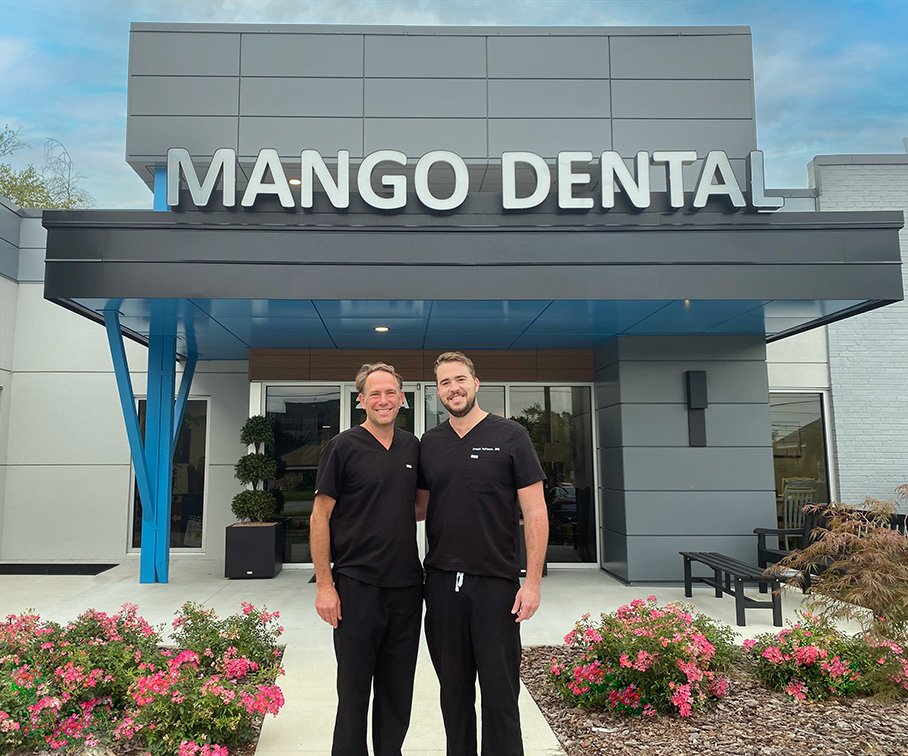 Dr. Mike Mango and Dr. Joe Patteson at Mango Dental in Greensboro